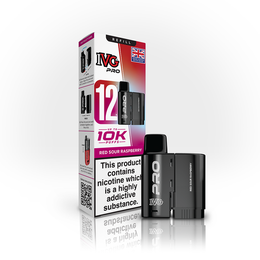 IVG Pro 12 Prefilled Pod - Red Sour Raspberry - 20mg