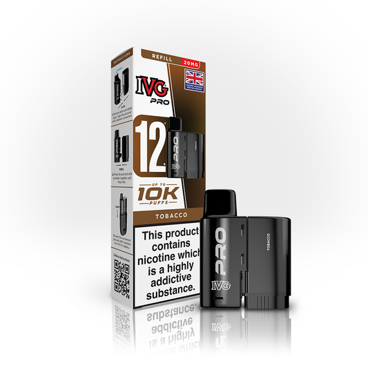 IVG Pro 12 Prefilled Pod - Tobacco - 20mg