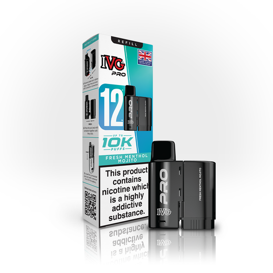 IVG Pro 12 Prefilled Pod - Fresh Menthol Mojito - 20mg