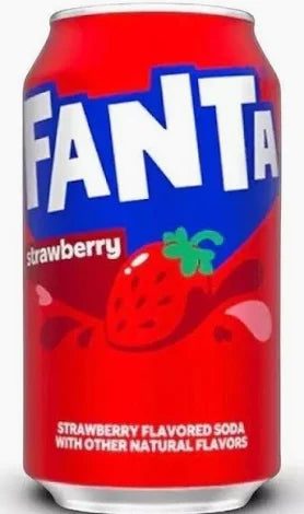 American Fanta Strawberry Cans - 12 Pack