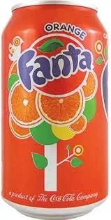 American Fanta Orange Cans - 12 Pack