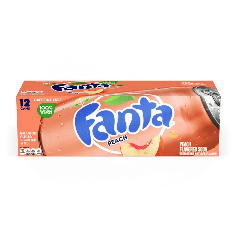 American Fanta Peach Cans - 12 Pack