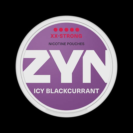 Zyn Nicotine Pouches - Icy Blackcurrant - XX Strong - 12.5mg